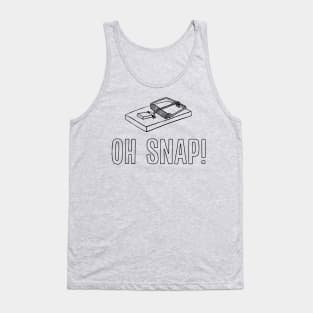 Funny Mousetrap Dad Joke Oh Snap Tank Top